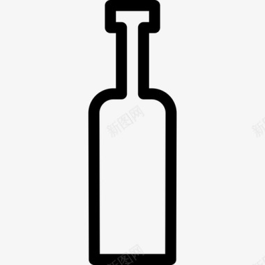 酒瓶标志形状图标图标
