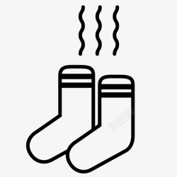 臭袜子袜子臭袜子汗臭袜子图标高清图片