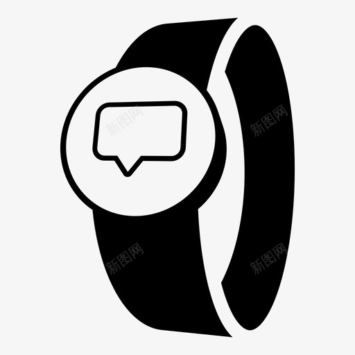 智能手表技术时间图标svg_新图网 https://ixintu.com 可穿戴 可穿戴技术 技术 时间 智能手表 智能手表信息 计时 计时器