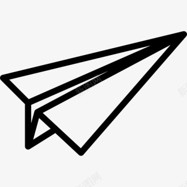 纸飞机发送消息图标图标
