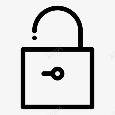 解锁安全隐私图标图标