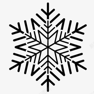 雪花季节图案图标图标