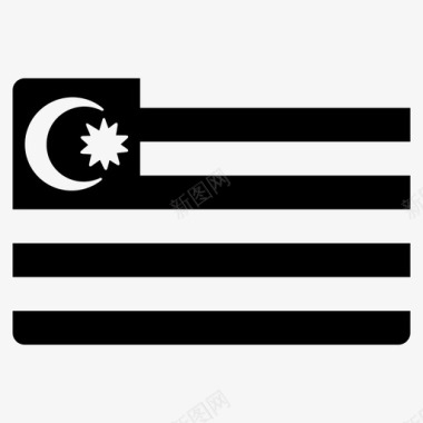 马来西亚世界的旗帜图标图标