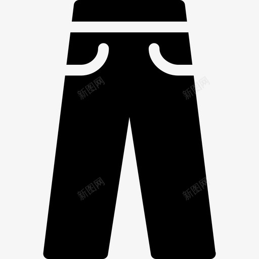 牛仔裤款式纯色图标svg_新图网 https://ixintu.com 女 形状 时尚 款式 牛仔裤 男 纯色图标 衣服和配件-纯色 裤子 购物