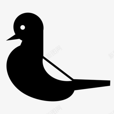 鸽子歌曲动物群图标图标