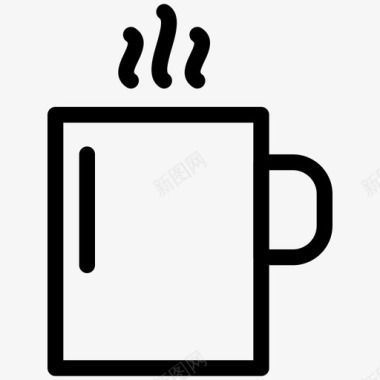 杯子茶杯蒸汽图标图标