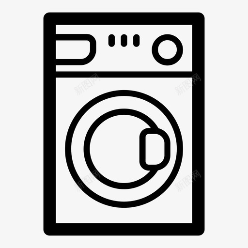 洗衣机家用电器组装图标svg_新图网 https://ixintu.com 家用电器 洗衣机 组装