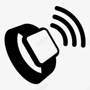 智能手表wifi可穿戴技术技术图标图标