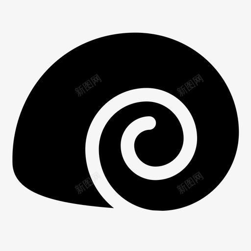 蜗牛动物腹足纲图标svg_新图网 https://ixintu.com 动物 腹足纲 蜗牛 软体动物