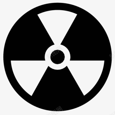 核危险粒子图标图标