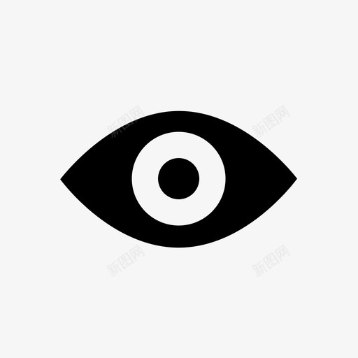眼睛视力找到图标svg_新图网 https://ixintu.com 找 找到 看 眼睛 视力