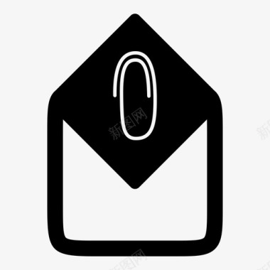 邮件附件信件图标图标