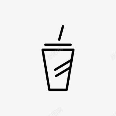 饮料杯子冰咖啡图标图标