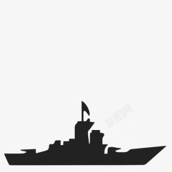 战列舰战列舰战争舰海军舰艇图标高清图片