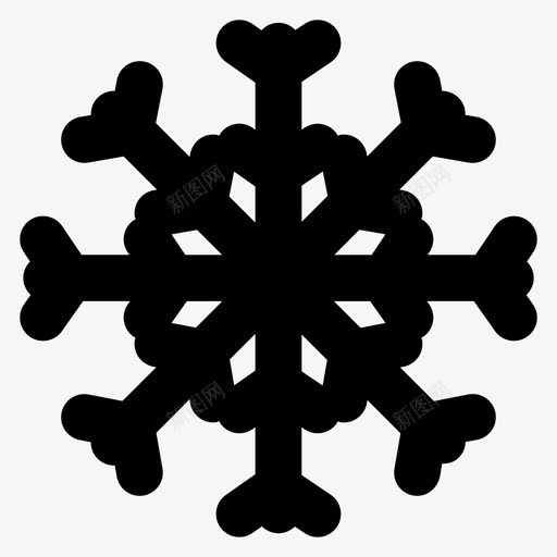 雪花形状天空图标svg_新图网 https://ixintu.com 天气 天气实心 天气状况 天气要素 天气预报 天空 实心图标 形状 雪花