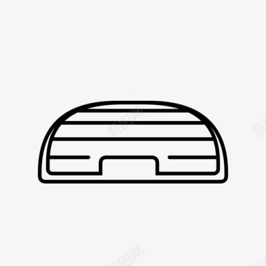面包盒垃圾箱厨房图标图标