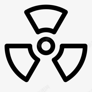 辐射警告标志图标图标