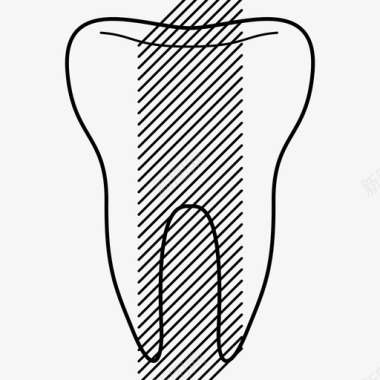 磨牙牙线镐镊子图标图标