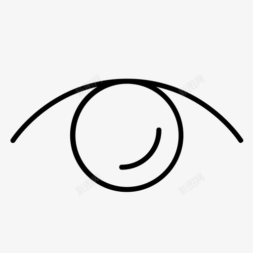 眼睛手表视力图标svg_新图网 https://ixintu.com 人眼 手表 眼睛 视力