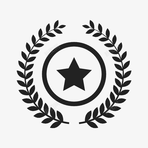 胜利奖励奖金图标svg_新图网 https://ixintu.com 奖励 奖章 奖金 桂冠 棕榈 胜利