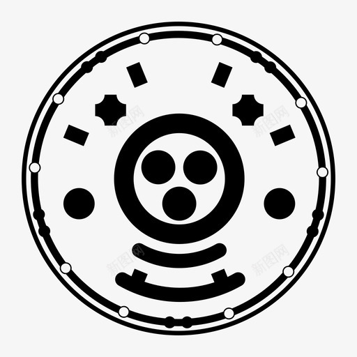 模式技术切片图标svg_新图网 https://ixintu.com 切片 加速器 圆 对撞机 对撞机切片 技术 抽象 模式 物理 细节 轮子