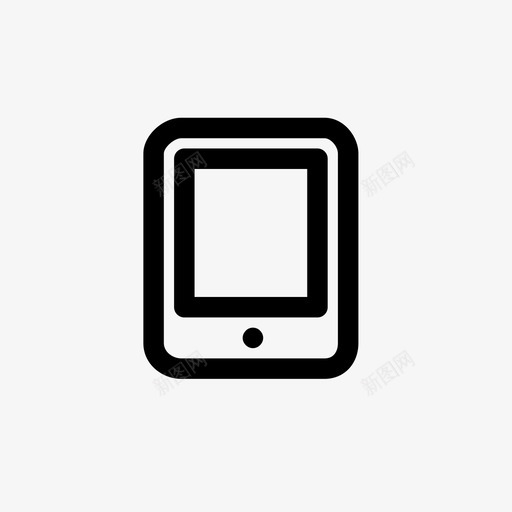 平板电脑ipad便携设备图标svg_新图网 https://ixintu.com ipad 便携设备 工具箱 平板电脑 技术 触摸屏