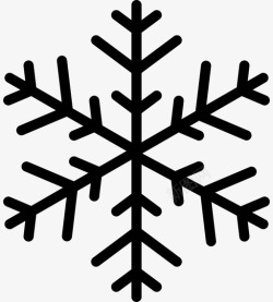 人造雪雪花天气预报独特图标高清图片