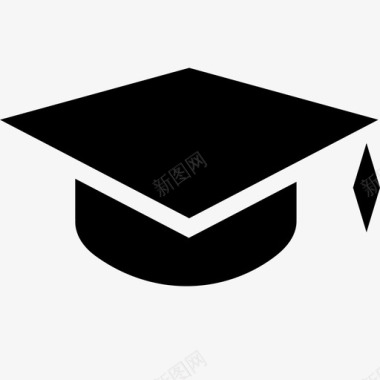 砂浆板毕业日帽子图标图标