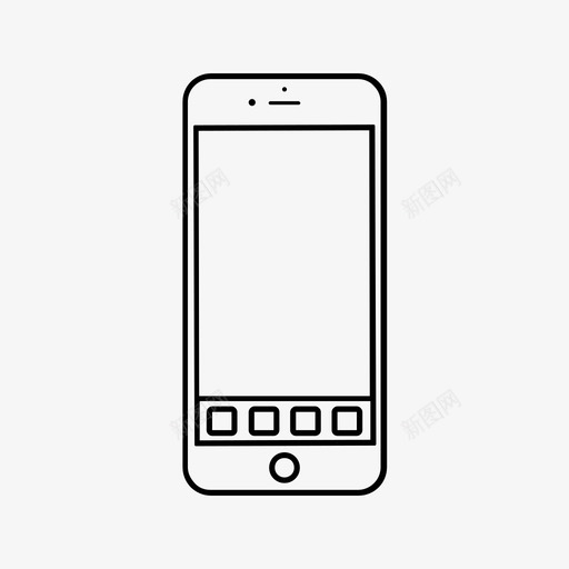 智能手机主页选择安全图标svg_新图网 https://ixintu.com access ios iphone iphone白色 保护 和平 安全 智能手机主页 移动 选择