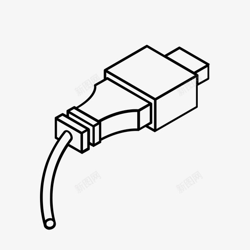 usb线存储网络图标svg_新图网 https://ixintu.com usb线 型号 存储 数据 等轴测图 网络 计算机 连接 闪存驱动器