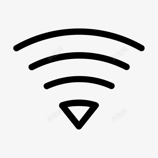 wifiwifi信号wifi连接图标svg_新图网 https://ixintu.com wifi wifi信号 wifi强度 wifi连接 互联网 信号强度 弱信号 用户界面