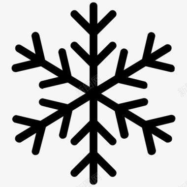 雪花天气要素天气状况图标图标