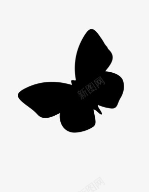 蝴蝶昆虫苍蝇图标图标