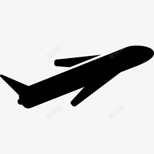 飞机交通科技图标svg_新图网 https://ixintu.com 交通 科技 飞机