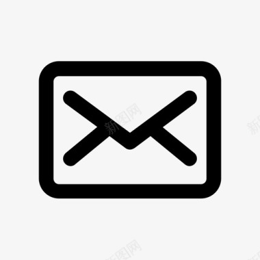 信封接收邮政服务图标图标