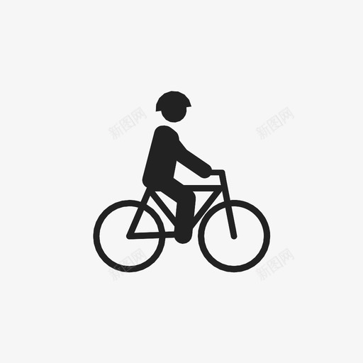 自行车安全骑行安全自行车图标svg_新图网 https://ixintu.com 交通 城市 安全自行车 安全骑行 自行车 通勤 骑自行车