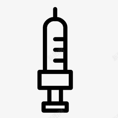 注射器疫苗疫苗接种图标图标