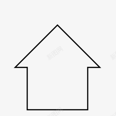 房子保险箱屋顶图标图标