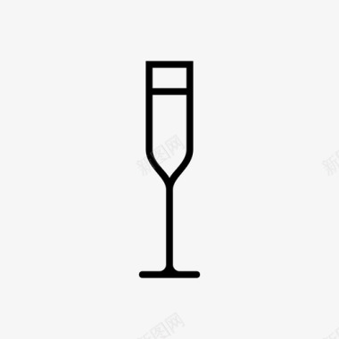 香槟杯水果玻璃器皿图标图标
