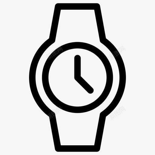 手表表带脸图标svg_新图网 https://ixintu.com 手表 时间 时间线图标 珠宝 脸 腕表 表带 计时器