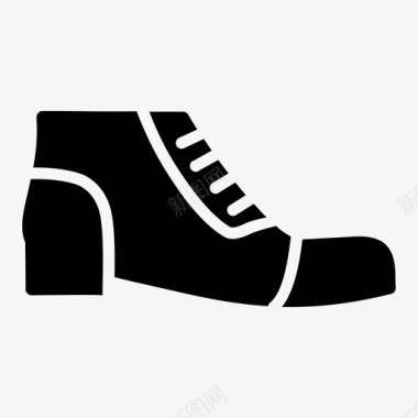 靴子脚趾鞋子图标图标