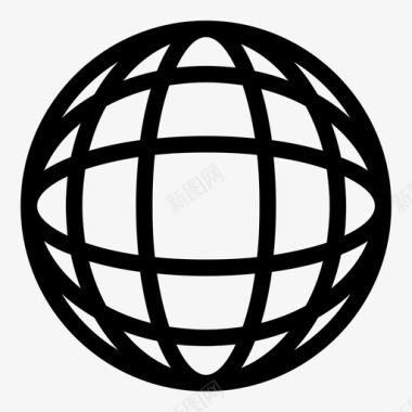 地球地图集行星图标图标