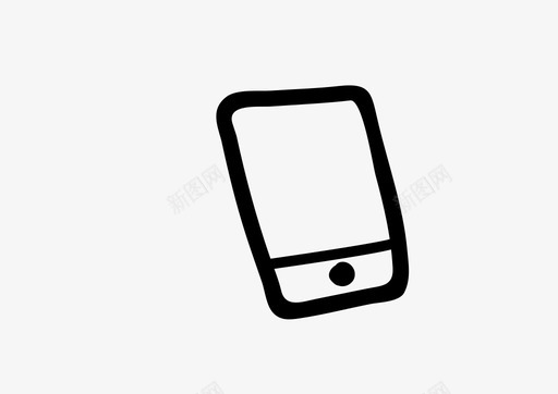 智能手机手机手绘图标svg_新图网 https://ixintu.com 小工具 手机 手绘 技术 智能手机 涂鸦 素描 设备