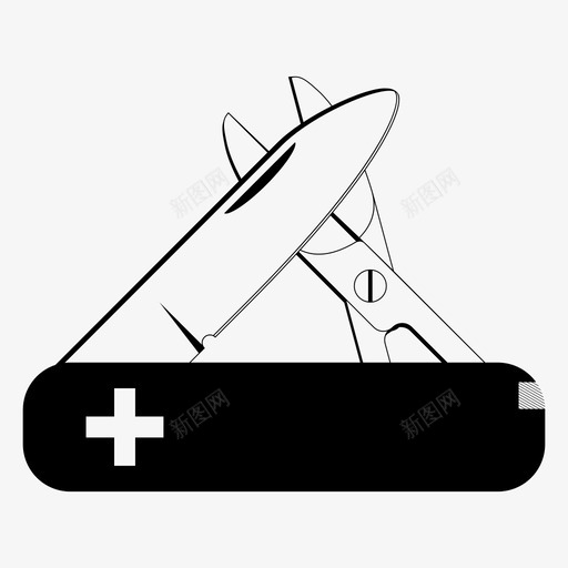 采购产品口袋刀口袋刀剪刀图标svg_新图网 https://ixintu.com 剪刀 口袋刀 实用工具 工具 户外 瑞士 瑞士军刀 生存 采购产品口袋刀