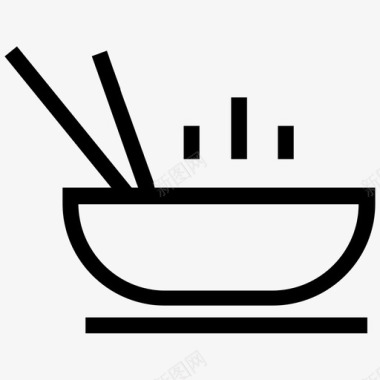 碗煎锅平底锅图标图标