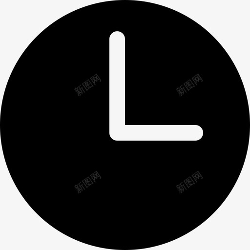 时钟钟面准时图标svg_新图网 https://ixintu.com 准时 办公室 挂钟 时钟 钟面