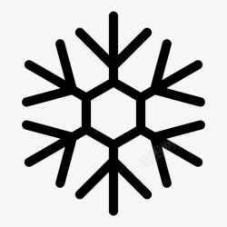 雪白圣诞节雪花白色圣诞节独特图标高清图片