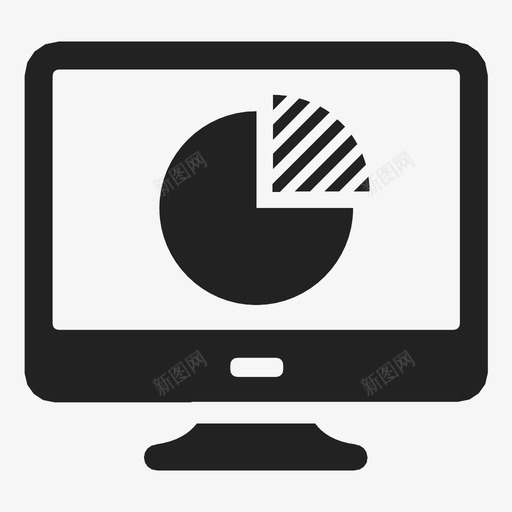 显示器信息图形市场份额图标svg_新图网 https://ixintu.com pc 信息图形 外围设备 市场份额 报告 显示器 饼图