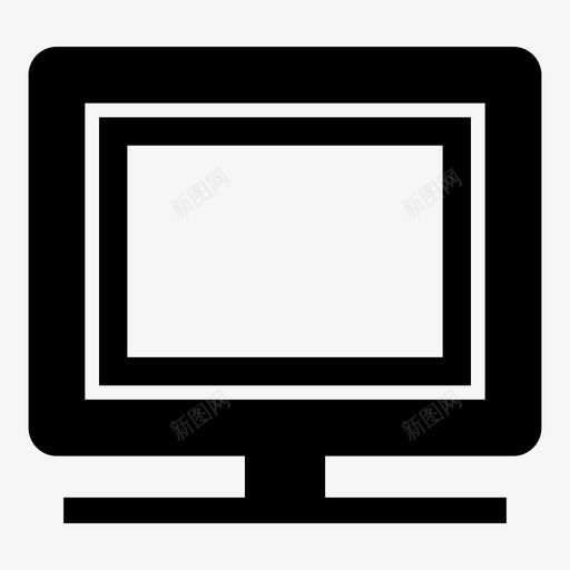 电视微型目录图标svg_新图网 https://ixintu.com 微型目录图标 电视
