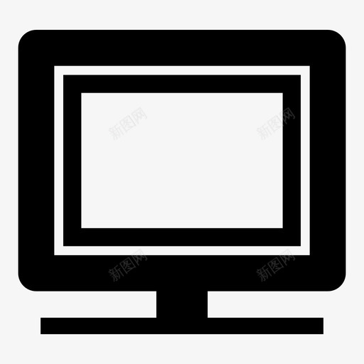 电视微型目录图标svg_新图网 https://ixintu.com 微型目录图标 电视
